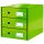 LEITZ Schubladenbox Click & Store  grün 60480054, DIN A4 mit 3 Schubladen, 1 St.