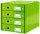 LEITZ Schubladenbox Click & Store  grün 60490054, DIN A4 mit 4 Schubladen, 1 St.