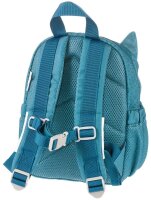 SCHNEIDERS Kindergartenrucksack Wolf Kunstfaser petrol