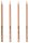 herlitz Skizzo Bleistifte HB naturbelassen, 4 St.