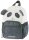 SCHNEIDERS Kindergartenrucksack Panda Kunstfaser schwarz/weiß