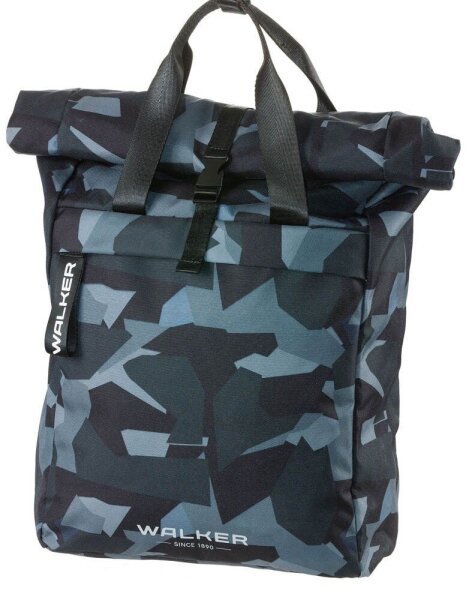 Walker Schulrucksack Roll Top Como Kunstfaser anthrazit