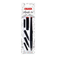herlitz Patronenfüller schwarz Kalligraphie-Feder...