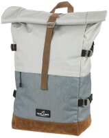 Walker Schulrucksack Roll-Up Two Kunstfaser grau/hellgrau...