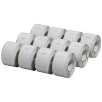 DYMO Etikettenrollen für Etikettendrucker S0722370 weiß, 28,0 x 89,0 mm, 12 x 130 Etiketten