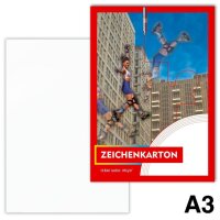 Zeichenkarton DIN A3 190 g/qm, 10 Blatt, 1 Block