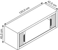 CP Omnispace Aufsatz-Rollladenschrank lichtgrau keine...