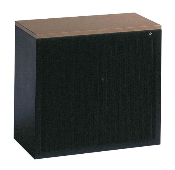 CP Omnispace Rollladenschrank schwarzgrau 1 Fachboden 80,0 x 42,0 x 72,0 cm