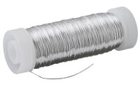 Rayher Silberdraht mit Kupferkern Basteldraht silber 0,25...