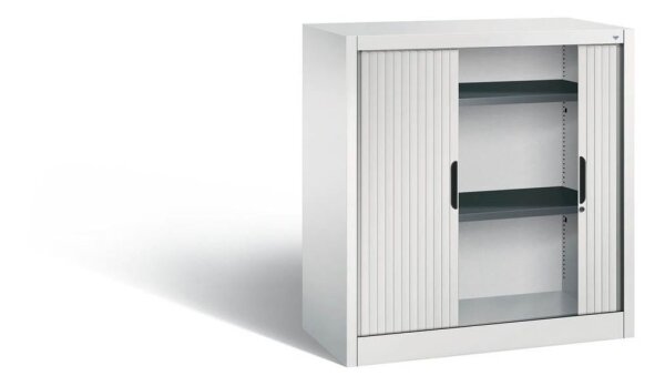 CP Omnispace Rollladenschrank lichtgrau 2 Fachböden 100,0 x 42,0 x 103,0 cm