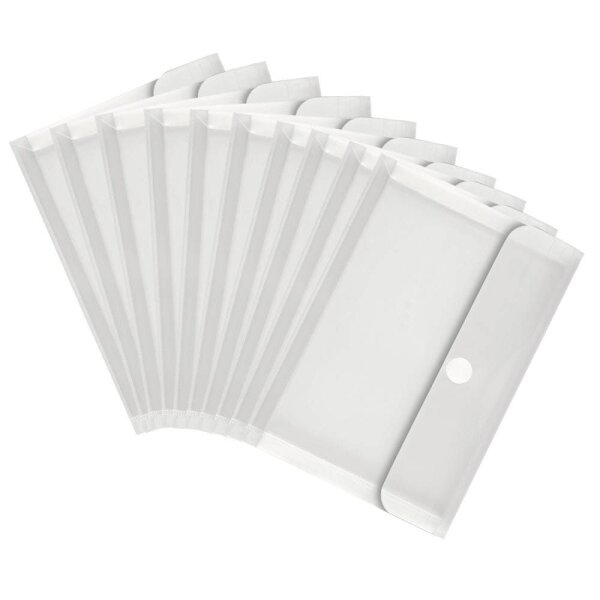 FolderSys Dokumententaschen DIN A4 transparent glatt 0,20 mm, 10 St.