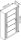 CP Omnispace Rollladenschrank lichtgrau 4 Fachböden 120,0 x 42,0 x 198,0 cm