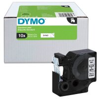 DYMO Schriftbänder D1 45803 2093098, 19 mm, schwarz...