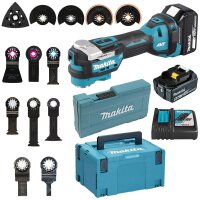 makita DTM52T1JX2 Akku-Multifunktionswerkzeug 18,0 V, mit...