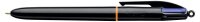 BIC 4-Farben-Kugelschreiber 4 Colours PRO schwarz/orange,...