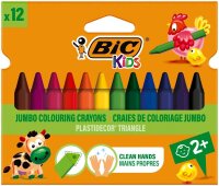 BIC Kids Plastidecor Triangle Wachsmalstifte...