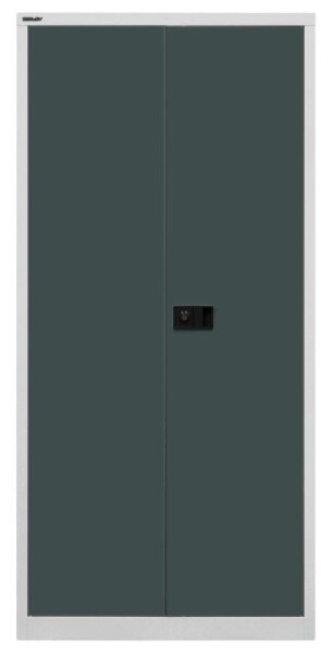 BISLEY Putzmittelschrank Universal E782AAG525 lichtgrau, anthrazit 4 Fachböden 91,4 x 40,0 x 195,0 cm, aufgebaut, 1 St.