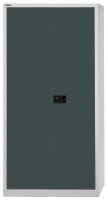 BISLEY Putzmittelschrank Universal E782AAG525 lichtgrau, anthrazit 4 Fachböden 91,4 x 40,0 x 195,0 cm, aufgebaut, 1 St.