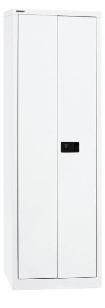 BISLEY Stahlschrank Universal E782A04B6696 verkehrsweiß 4 Fachböden 60,0 x 40,0 x 195,0 cm, aufgebaut, 1 St.