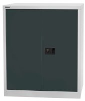 BISLEY Stahlschrank Universal E402A01525 lichtgrau, anthrazitgrau 1 Fachboden 91,4 x 40,0 x 100,0 cm, aufgebaut, 1 St.
