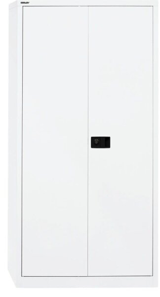BISLEY Stahlschrank Universal E782A04696 verkehrsweiß 4 Fachböden 91,4 x 40,0 x 195,0 cm, aufgebaut, 1 St.
