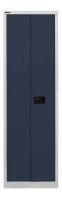 BISLEY Stahlschrank Universal E782A04B6525 lichtgrau, anthrazitgrau 4 Fachböden 60,0 x 40,0 x 195,0 cm, aufgebaut, 1 St.