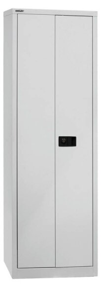 BISLEY Stahlschrank Universal E782A04B645645 lichtgrau 4 Fachböden 60,0 x 40,0 x 195,0 cm, aufgebaut, 1 St.
