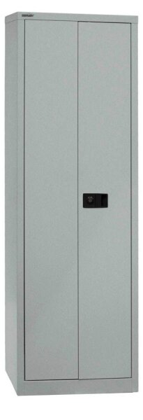 BISLEY Stahlschrank Universal E782A04B6355 silber 4 Fachböden 60,0 x 40,0 x 195,0 cm, aufgebaut, 1 St.