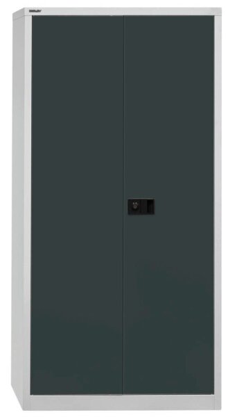 BISLEY Stahlschrank Universal E722A03G525 lichtgrau, anthrazitgrau 3 Fachböden 91,4 x 40,0 x 180,6 cm, aufgebaut, 1 St.