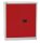 BISLEY Stahlschrank Universal E402A01G506 lichtgrau, kardinalrot 1 Fachboden 91,4 x 40,0 x 100,0 cm, aufgebaut, 1 St.
