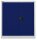 BISLEY Stahlschrank Universal E402A01G505 lichtgrau, oxofordblau 1 Fachboden 91,4 x 40,0 x 100,0 cm, aufgebaut, 1 St.