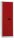 BISLEY Stahlschrank Universal E782A04B6506 lichtgrau, kardinalrot 4 Fachböden 60,0 x 40,0 x 195,0 cm, aufgebaut, 1 St.