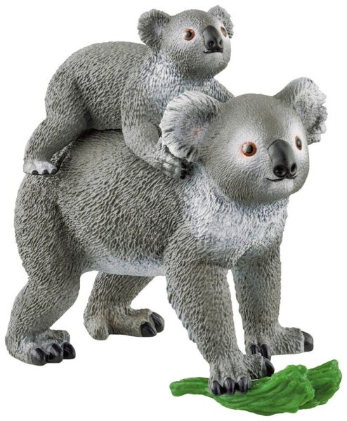 Schleich® Wild Life 42566 Koala Mutter mit Baby Spielfiguren-Set
