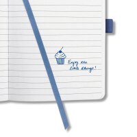 SIGEL Notizbuch Jolie® ca. DIN A6 liniert, indigoblau Hardcover 174 Seiten, 1 St.