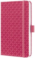 SIGEL Notizbuch Jolie® ca. DIN A6 liniert, fuchsia pink Hardcover 174 Seiten, 1 St.
