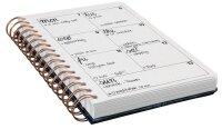 SIGEL Notizbuch mit Spirale Jolie® ca. DIN A5 punktkariert, violett/grün Hardcover 240 Seiten, 1 St.