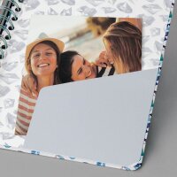 SIGEL Notizbuch mit Spirale Jolie® ca. DIN A5 punktkariert, lila/weiß Hardcover 240 Seiten, 1 St.