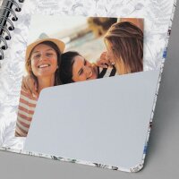SIGEL Notizbuch mit Spirale Jolie® ca. DIN A5 punktkariert, blau/weiß Hardcover 240 Seiten, 1 St.