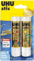 UHU stic GOLDEN MOMENTS Klebestifte 21,0 g, 2 St.