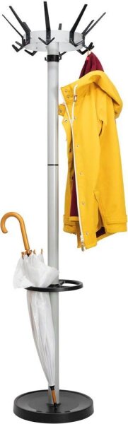 MAUL Kleiderständer Caligo 9408095 silber Metall 32 Haken 46,0 x 175,0 cm, 1 St.