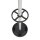 MAUL Kleiderständer Caligo 9408095 silber Metall 32 Haken 46,0 x 175,0 cm, 1 St.