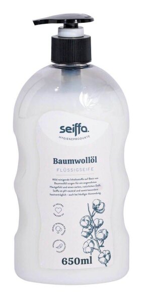 seiffa.® Baumwollöl Flüssigseife 650 ml  ( 4262397150003 )