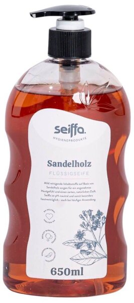 seiffa.® Sandelholz Flüssigseife 650 ml, 1 St.