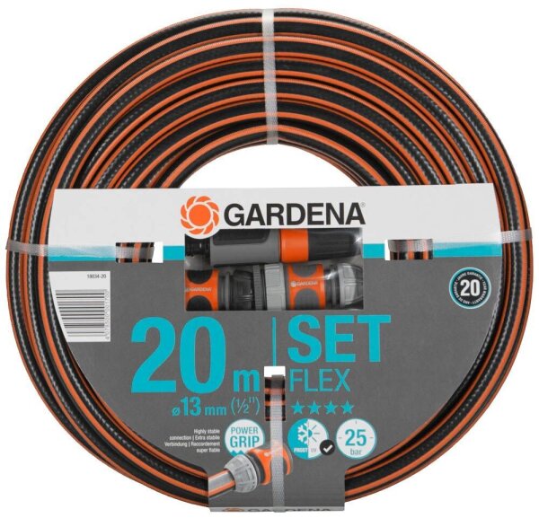 GARDENA Gartenschlauch-Set Comfort FLEX Set 20,0 m