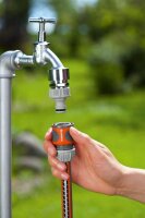 GARDENA Gartenschlauchverbinder 18215-20 13 mm (1/2 Zoll), 15 mm (5/8 Zoll) Wasseranschluss, 1 St.