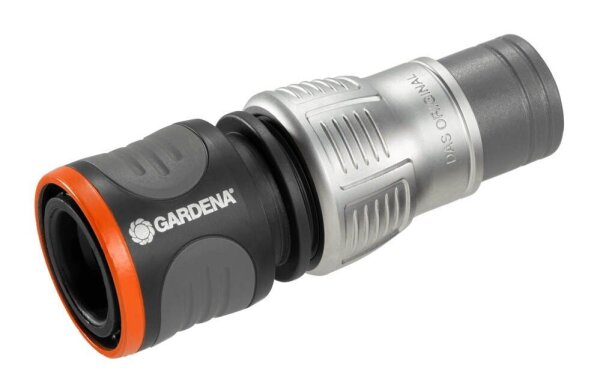 GARDENA Gartenschlauchverbinder Premium 18255-20 13 mm (1/2 Zoll), 15 mm (5/8 Zoll) Wasseranschluss, 1 St.
