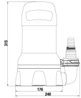 GARDENA Klarwasser-Tauchpumpe   11000 450 W