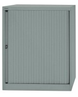 BISLEY Rollladenschrank silber 2 Fachböden 80,0 x 43,0 x 103,0 cm
