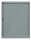 BISLEY Rollladenschrank silber 2 Fachböden 80,0 x 43,0 x 103,0 cm