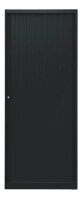 BISLEY Rollladenschrank schwarz 4 Fachböden 80,0 x 43,0 x 198,0 cm